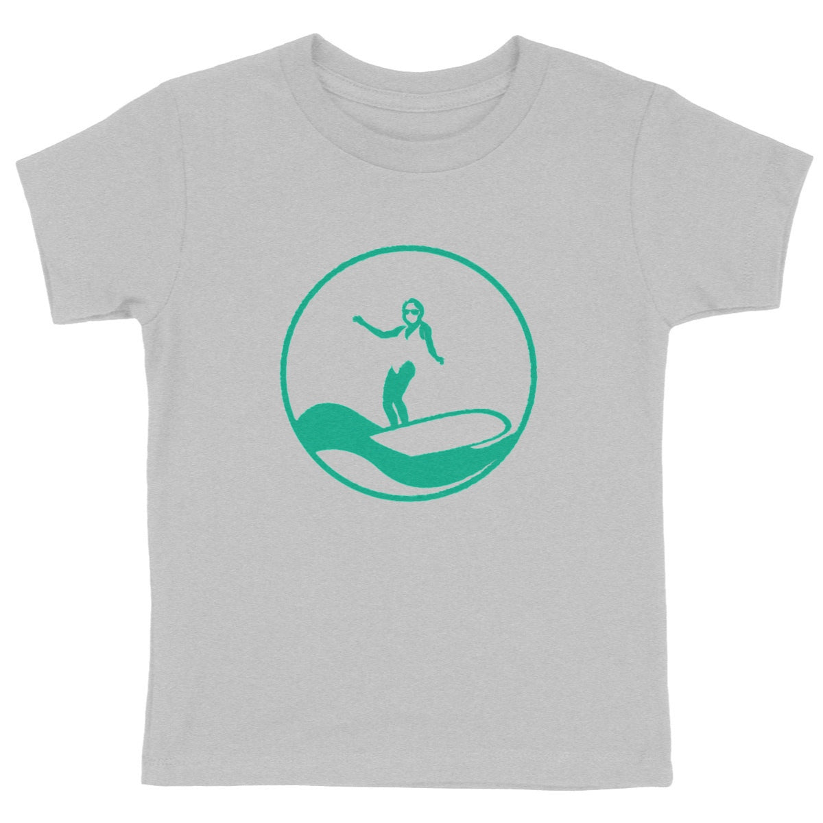 T-shirt Enfant - Fille - 100% Coton Bio - Surf W