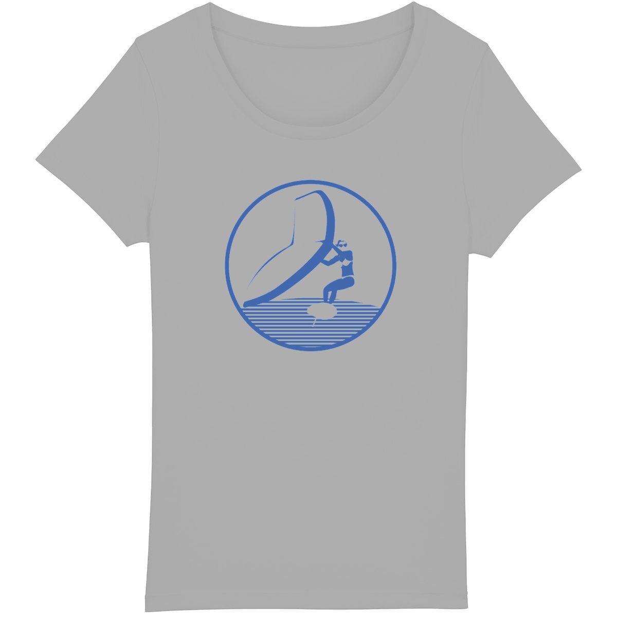 T-shirt Femme - Coupe Classique - 100% Coton BIO - Wing Foil Femme