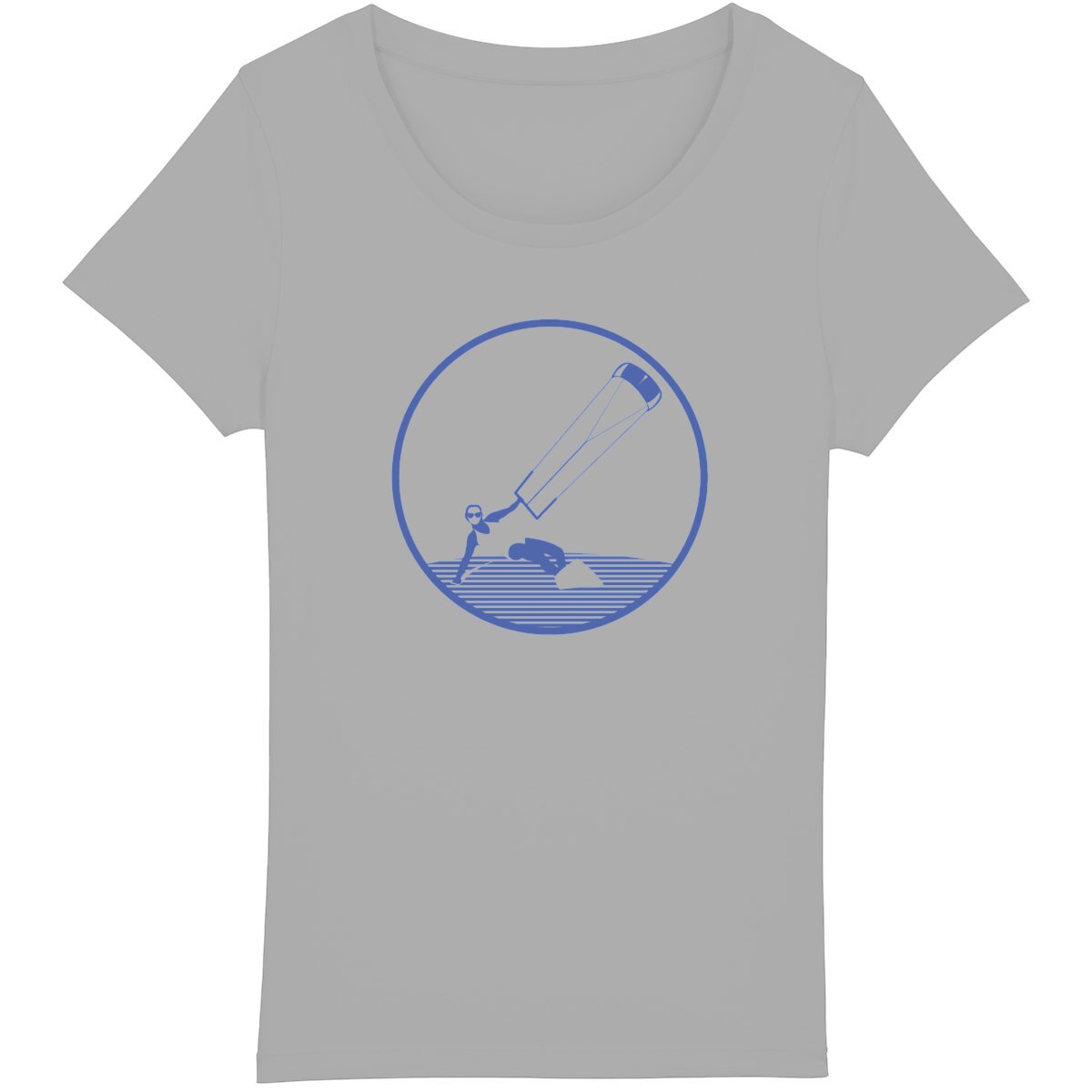 T-shirt Femme - Coupe Classique - 100% Coton BIO - Kitesurf W