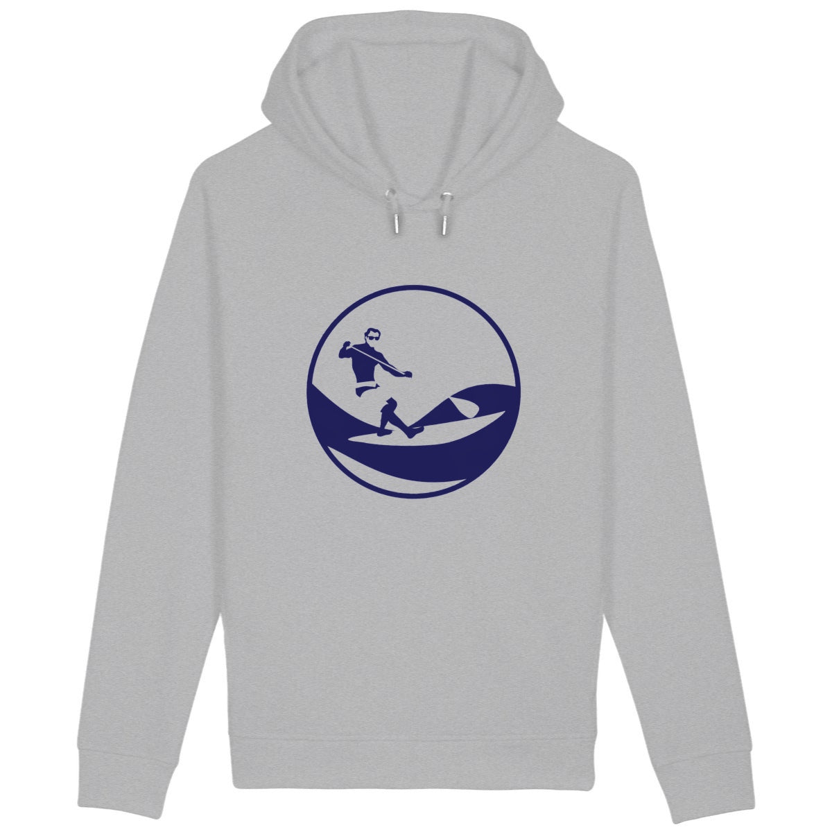 Sweatshirt à capuche Homme - Poches latérales - Coton BIO - Stand Up Paddle H