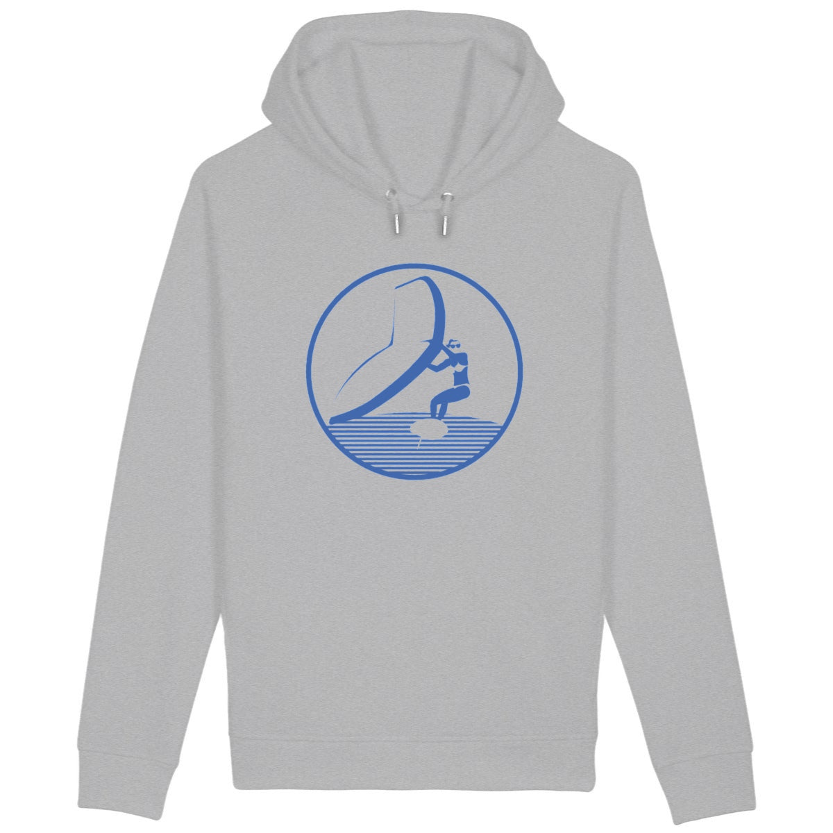 Sweatshirt à capuche Femme - Poches latérales - Coton BIO - Wingfoil W