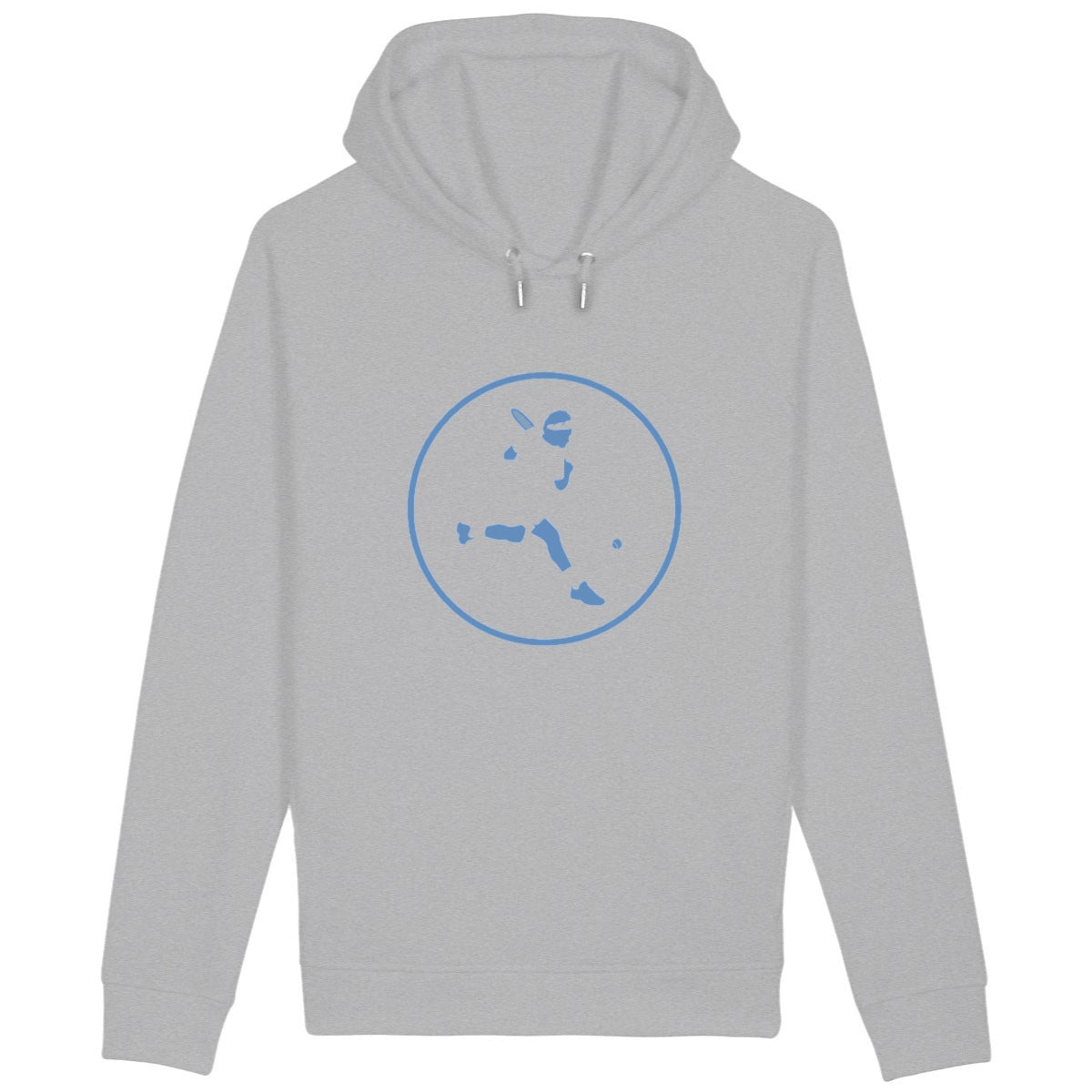 Sweatshirt à capuche Homme - Poches latérales - Coton BIO - Tennis H