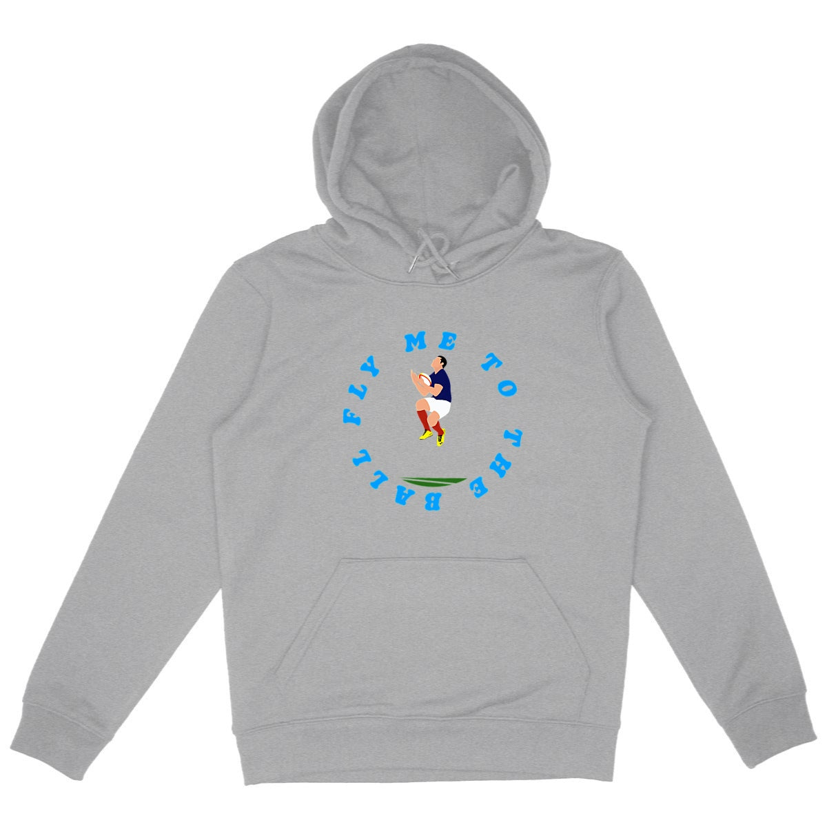 Sweatshirt à capuche Homme - Poche Kangourou - Coton BIO - Fly me to the ball