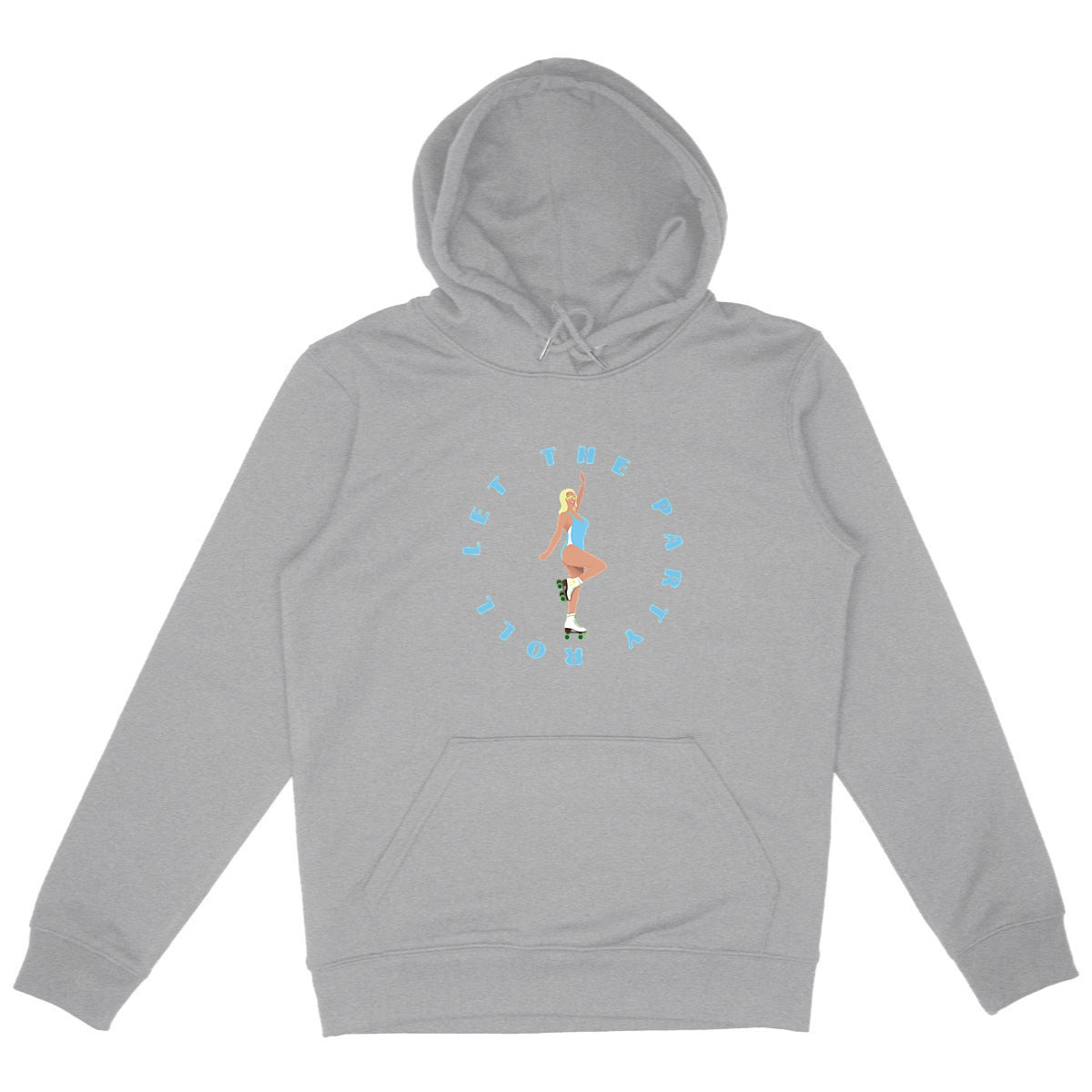 Sweatshirt à capuche Femme - Poche Kangourou - Coton BIO - Let the party roll