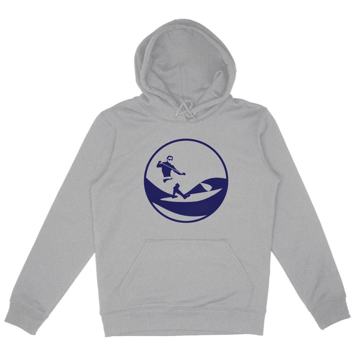 Sweatshirt à capuche Homme - Poche Kangourou - Coton BIO - Stand up paddle H