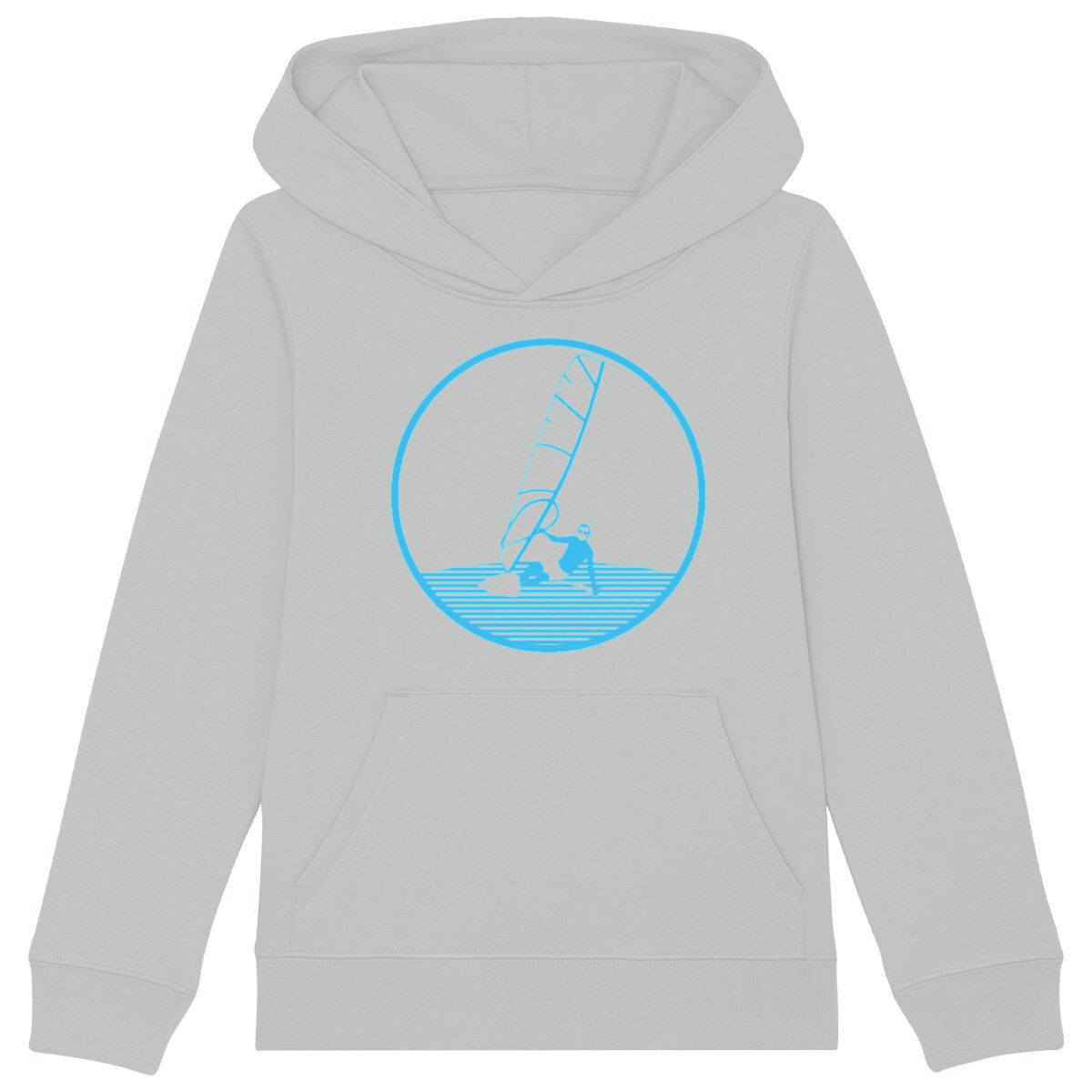 Sweatshirt à capuche Enfant - Garçon - Coton BIO - Planche à voile