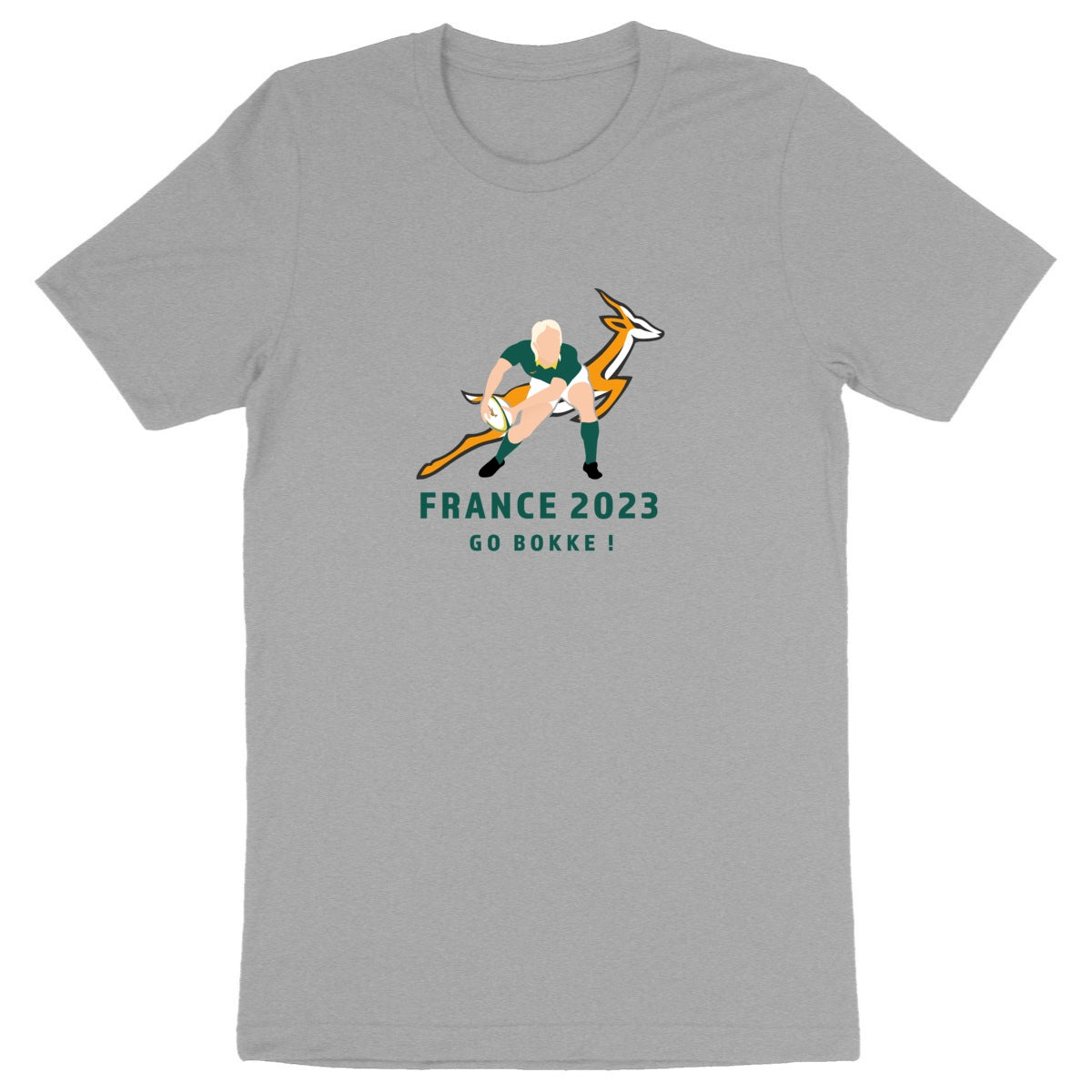 T-shirt Homme - Épais - 100% coton BIO - Springboks