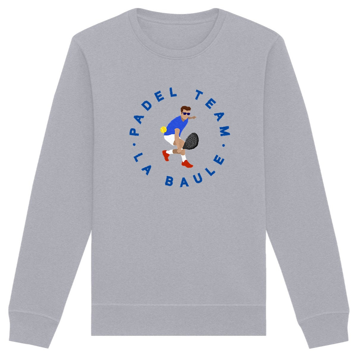Sweatshirt Homme - Léger - Coton BIO - Padel Team La Baule