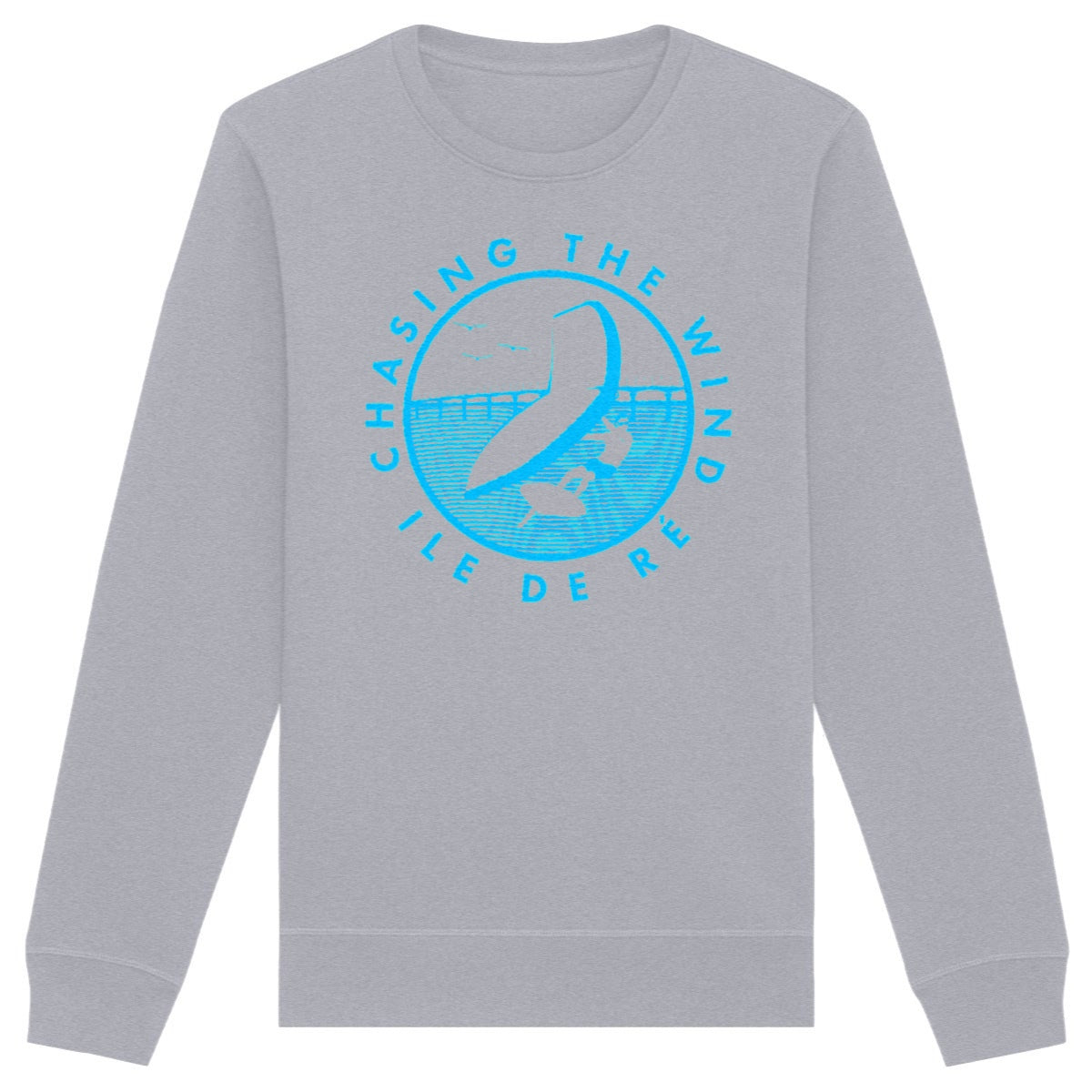 Sweatshirt Homme - Léger - Coton BIO - Chasing the wind wingfoil H