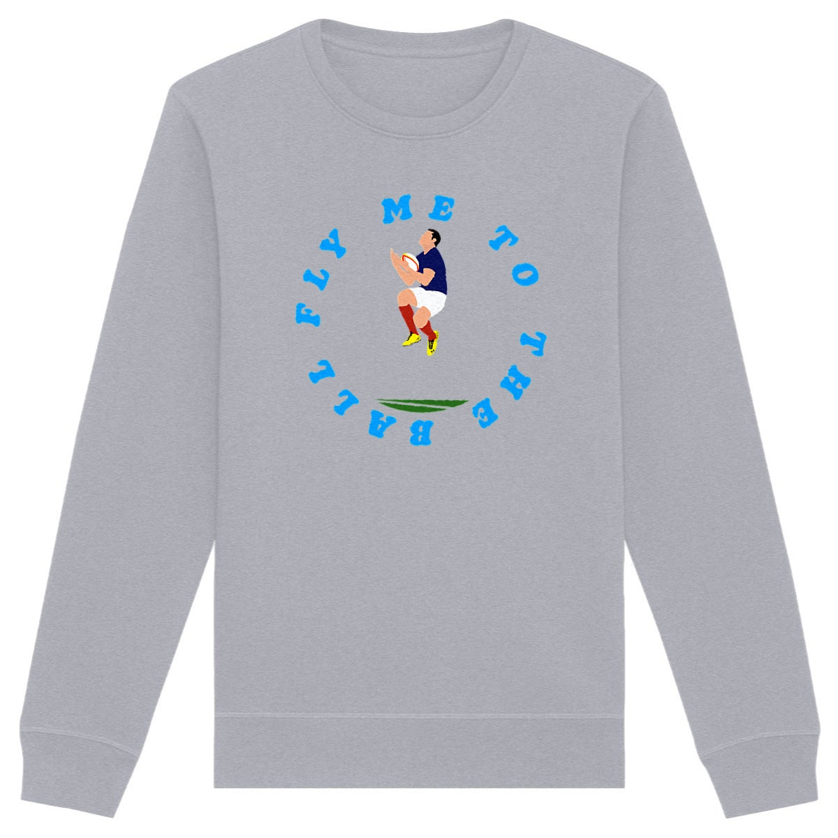 Sweatshirt Homme - Léger - Coton BIO - Fly me to the ball