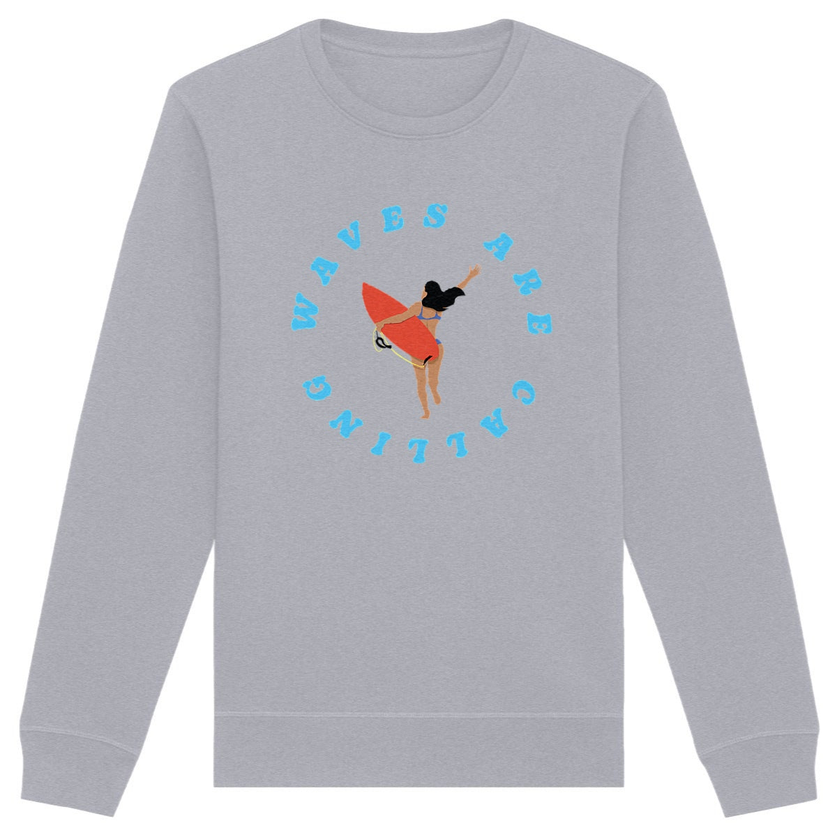 Sweatshirt Femme - Léger - Coton BIO - Waves are calling