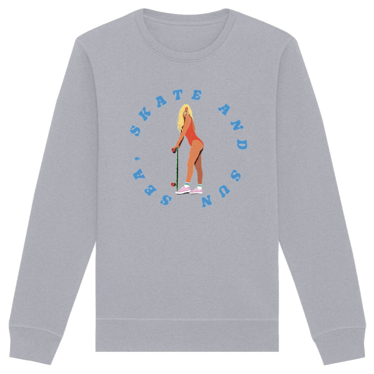 Sweatshirt Femme - Léger - Coton BIO - Sea, Skate and Sun