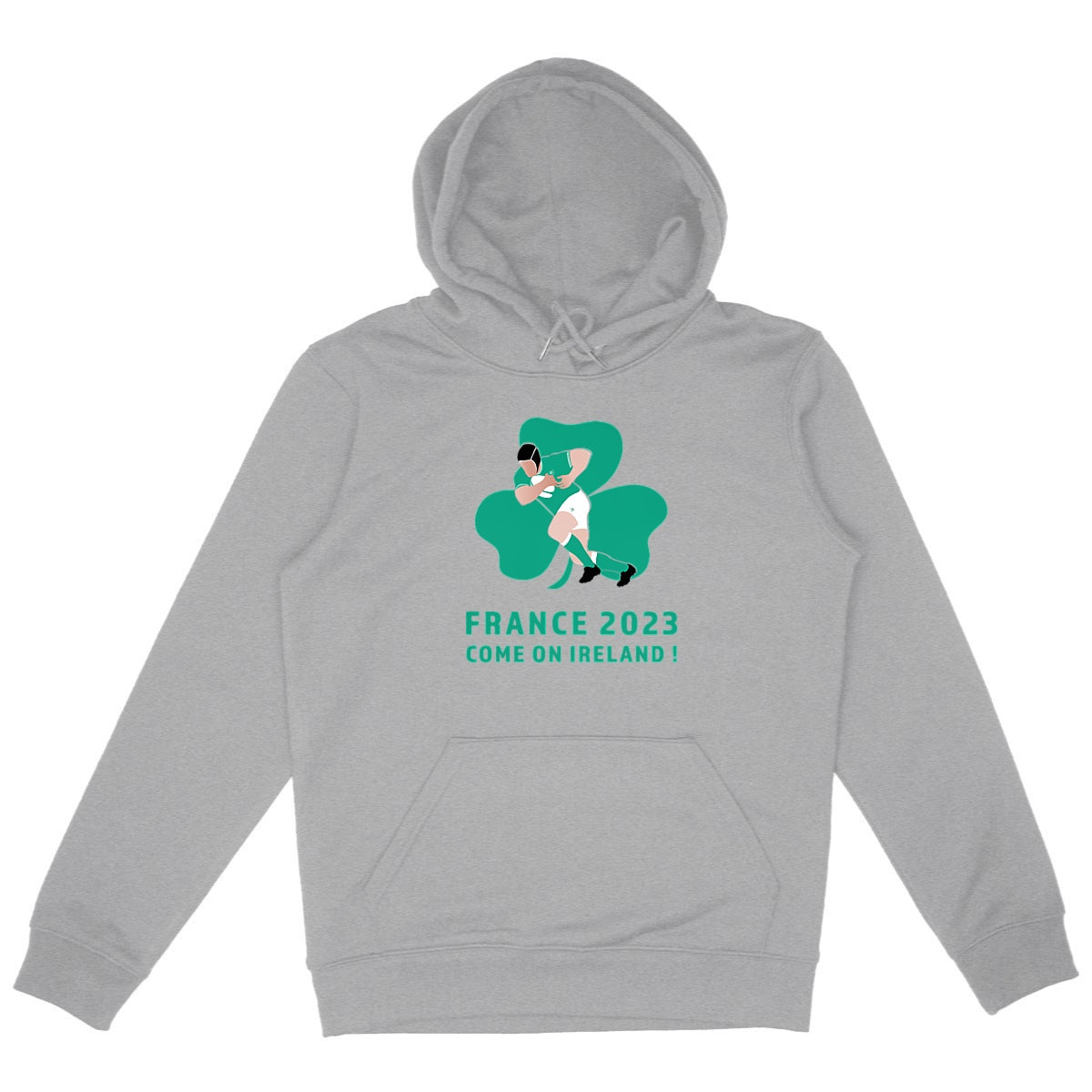 Sweatshirt à capuche Homme - Poche kangourou - Coton BIO - Irlande