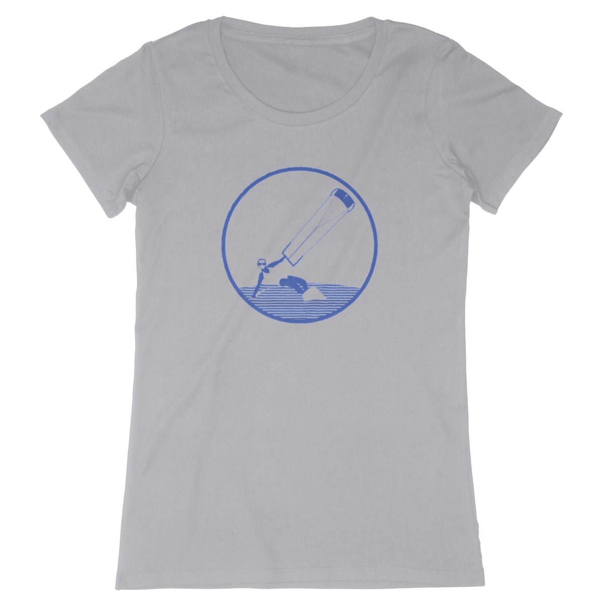 T-shirt Femme - Coupe cintrée - 100% Coton BIO - Kitesurf W