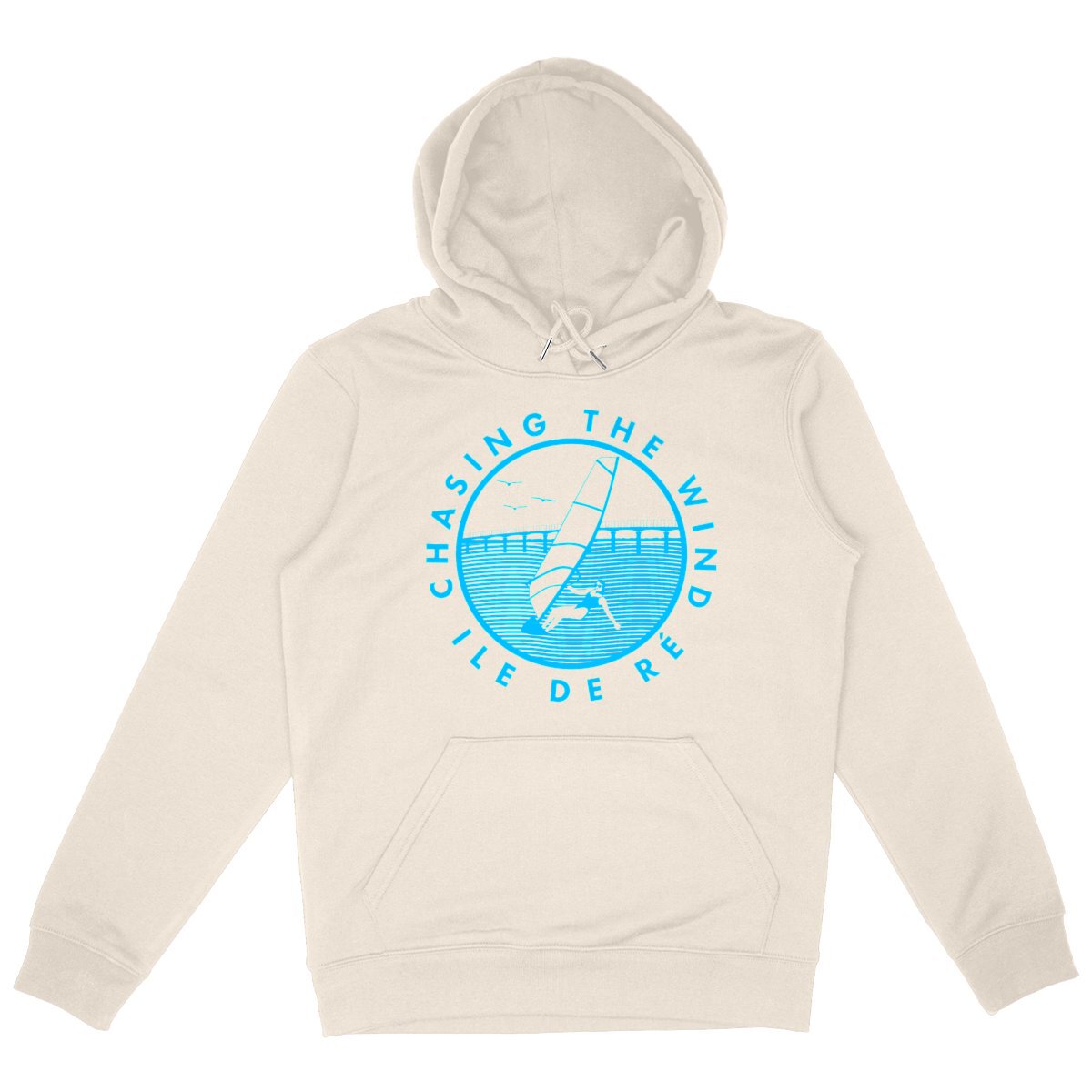 Sweatshirt à capuche Femme - Poche Kangourou - Coton BIO - Chasing the wind Planche W