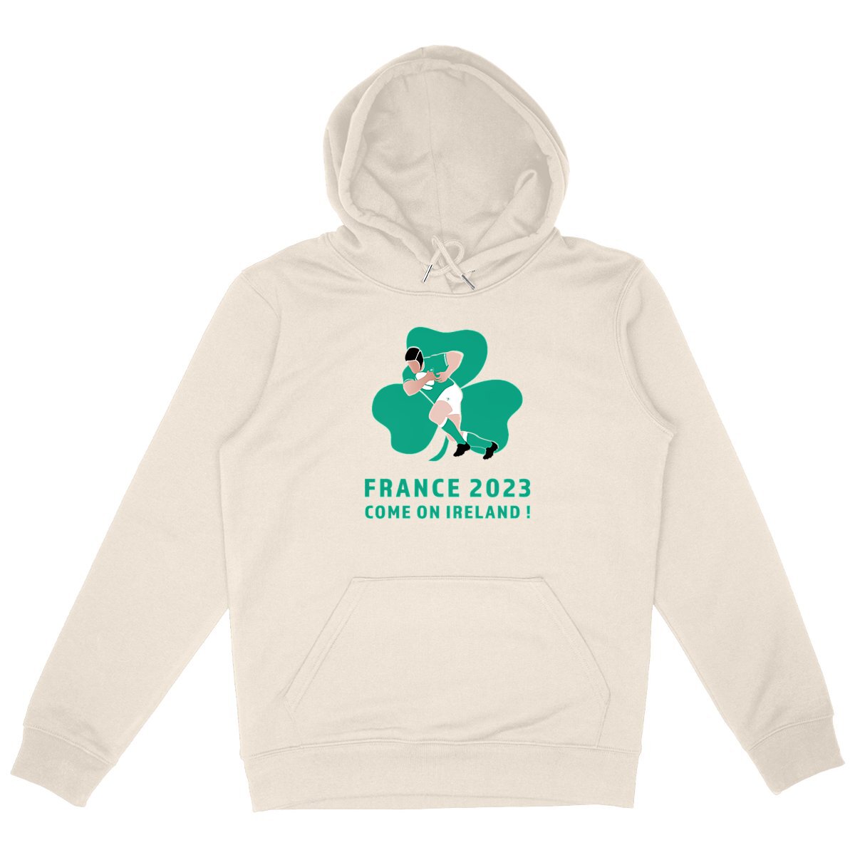 Sweatshirt à capuche Homme - Poche kangourou - Coton BIO - Irlande