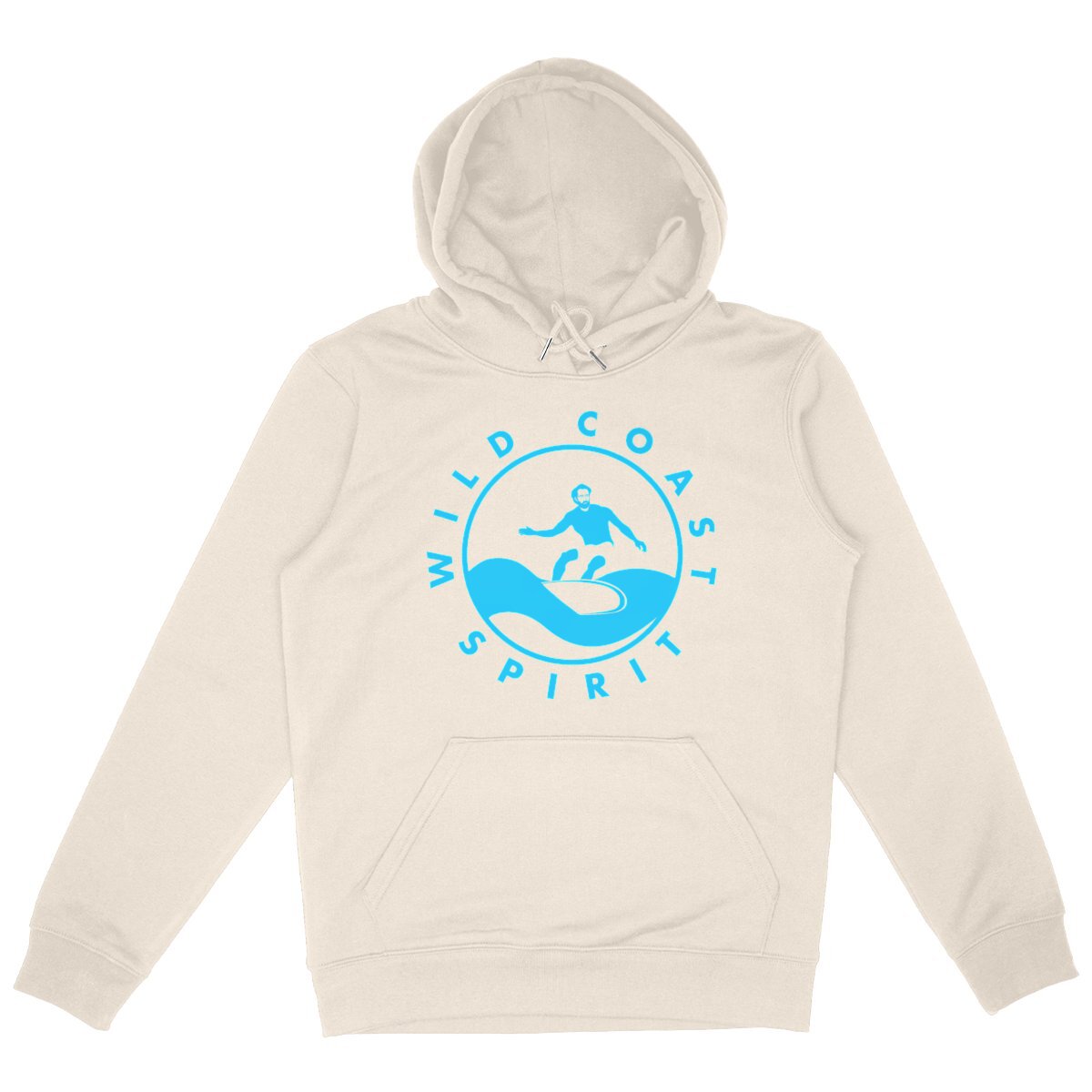 Sweatshirt à capuche Homme - Poche Kangourou - Coton BIO - Bertrand surf