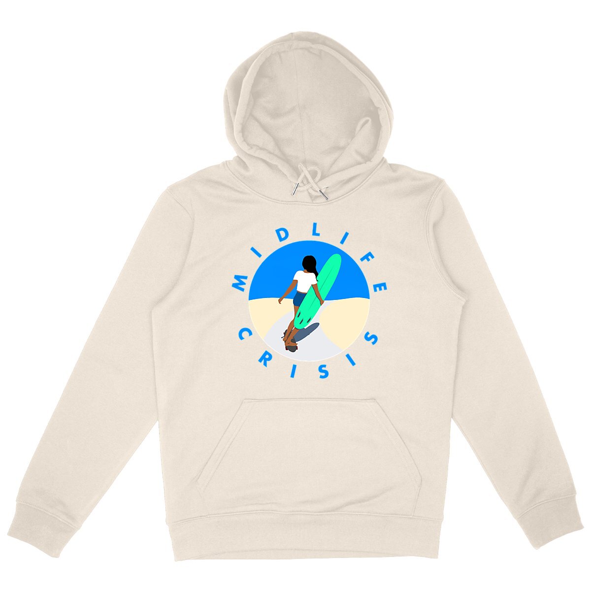 Sweatshirt à capuche Femme - Poche kangourou - Coton BIO - Marie skate