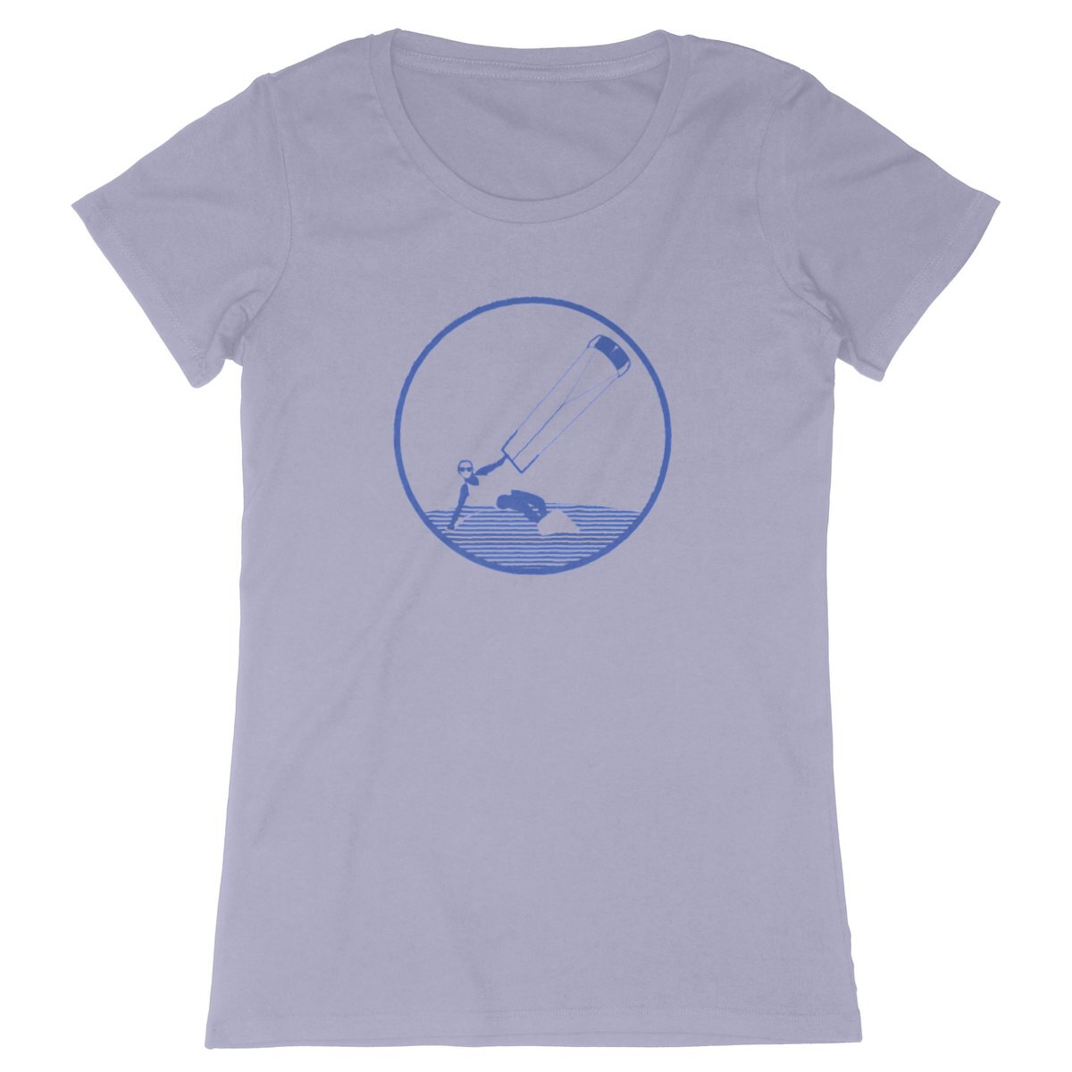T-shirt Femme - Coupe cintrée - 100% Coton BIO - Kitesurf W