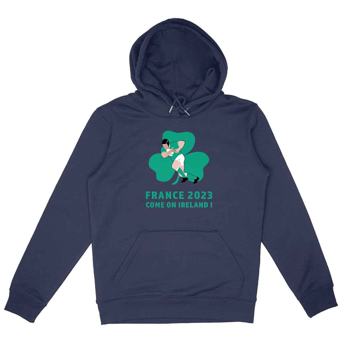 Sweatshirt à capuche Homme - Poche kangourou - Coton BIO - Irlande