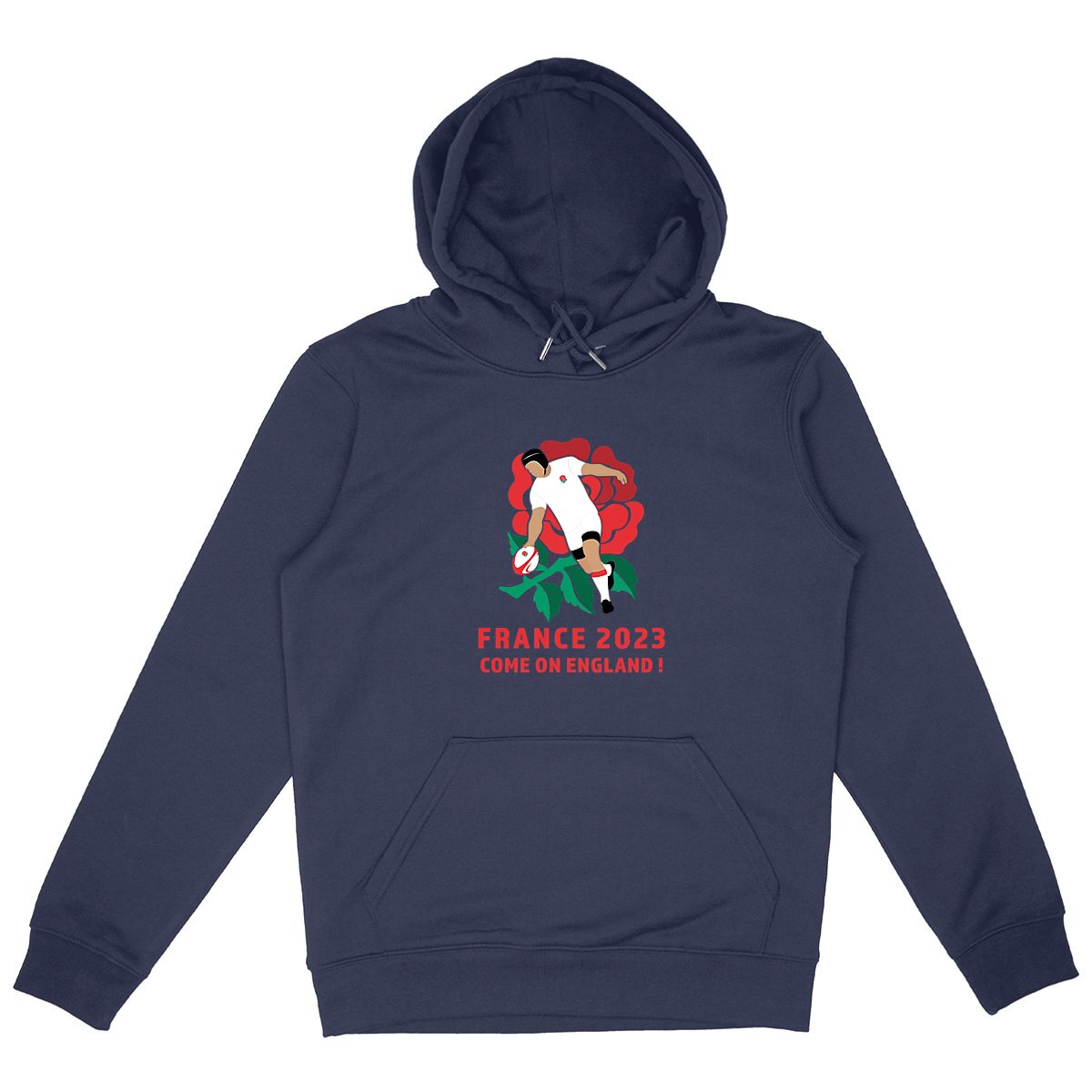 Sweatshirt à capuche Homme - Poche kangourou - Coton BIO - Angleterre