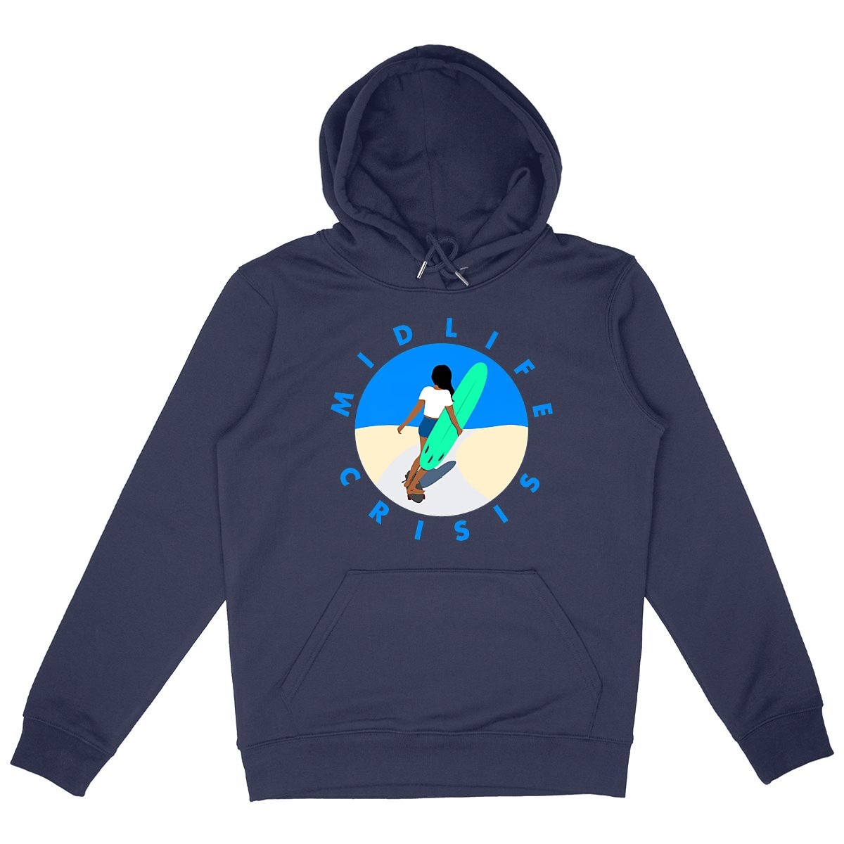 Sweatshirt à capuche Femme - Poche kangourou - Coton BIO - Marie skate