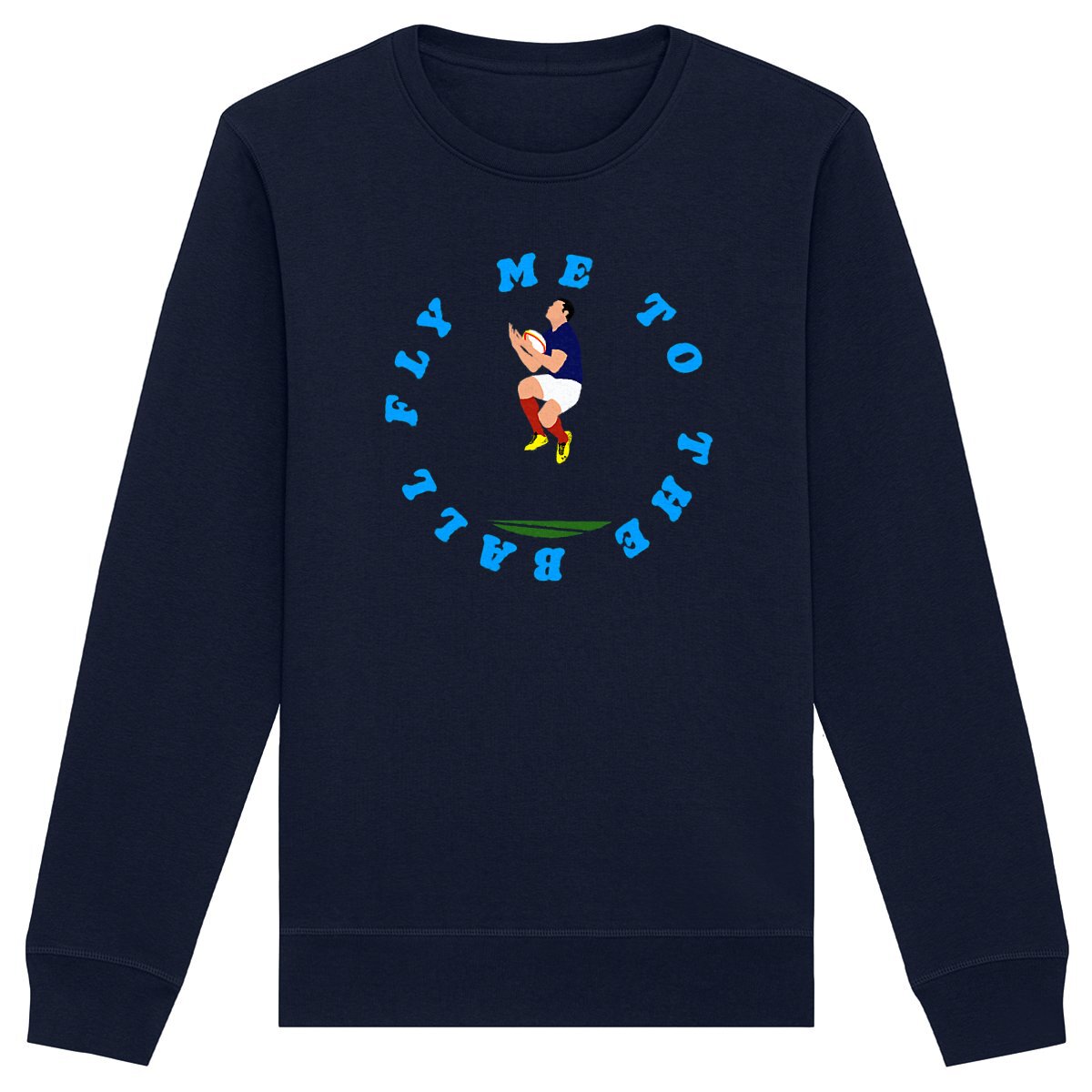 Sweatshirt Homme - Léger - Coton BIO - Fly me to the ball