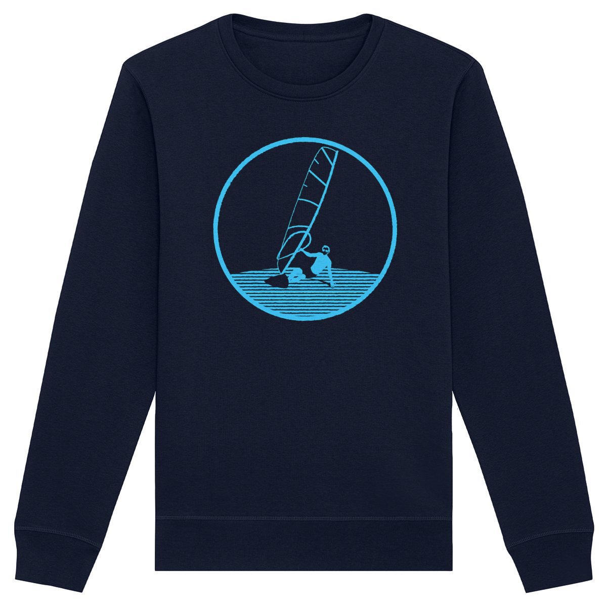 Sweatshirt Homme - Léger -Coton BIO - Planche à voile
