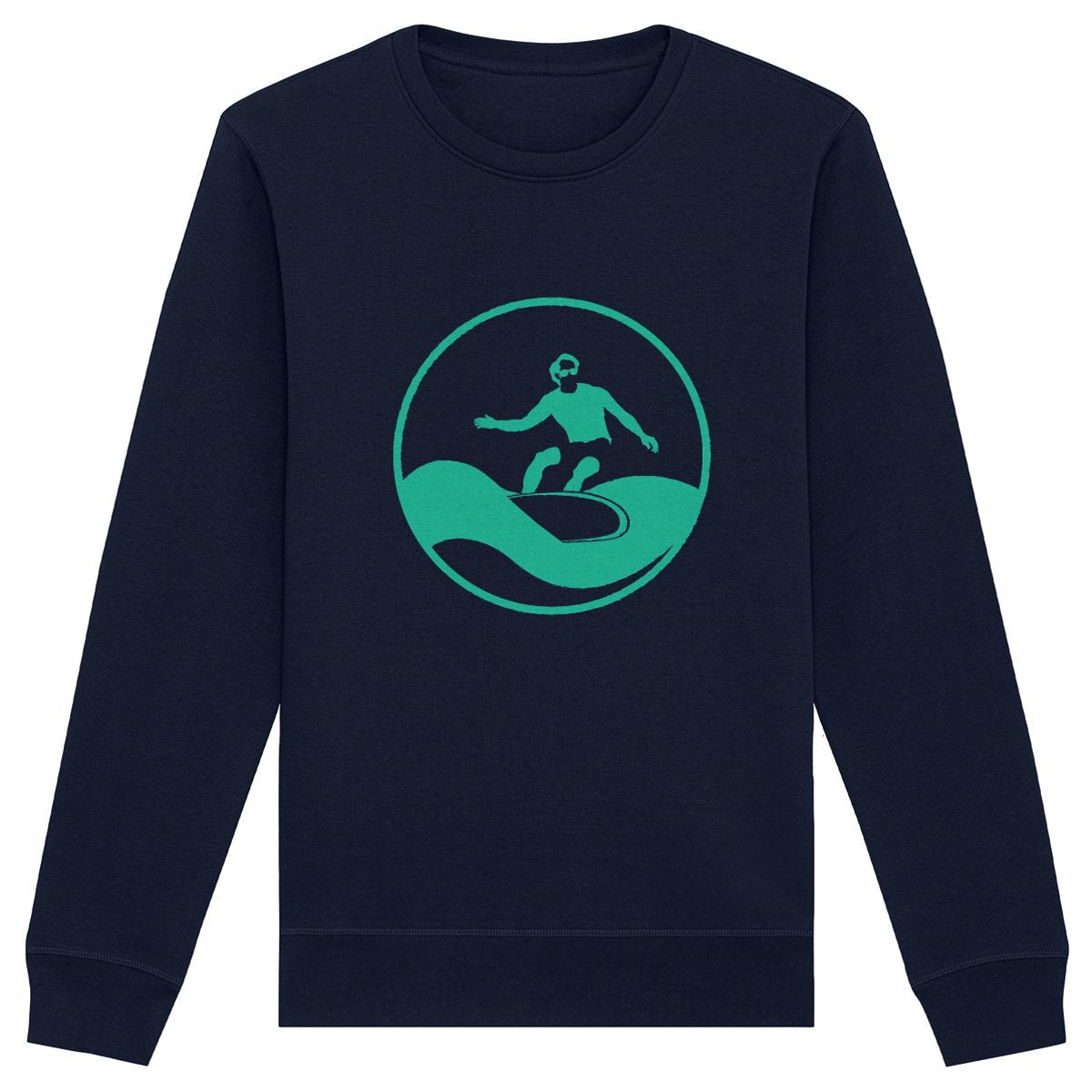 Sweatshirt Homme - Léger - Coton BIO - Surf H