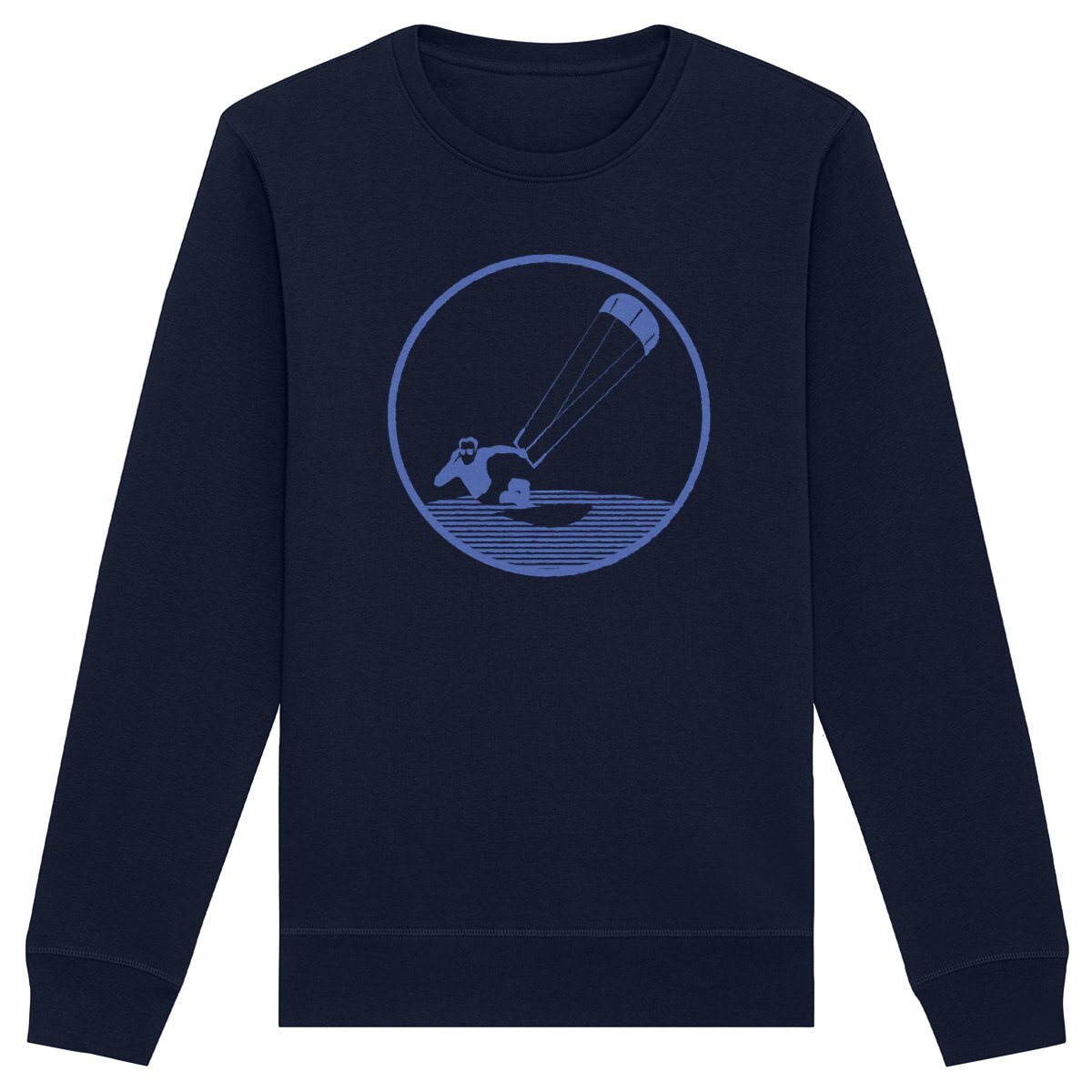 Sweatshirt Homme - Léger - Coton BIO - Kitesurf