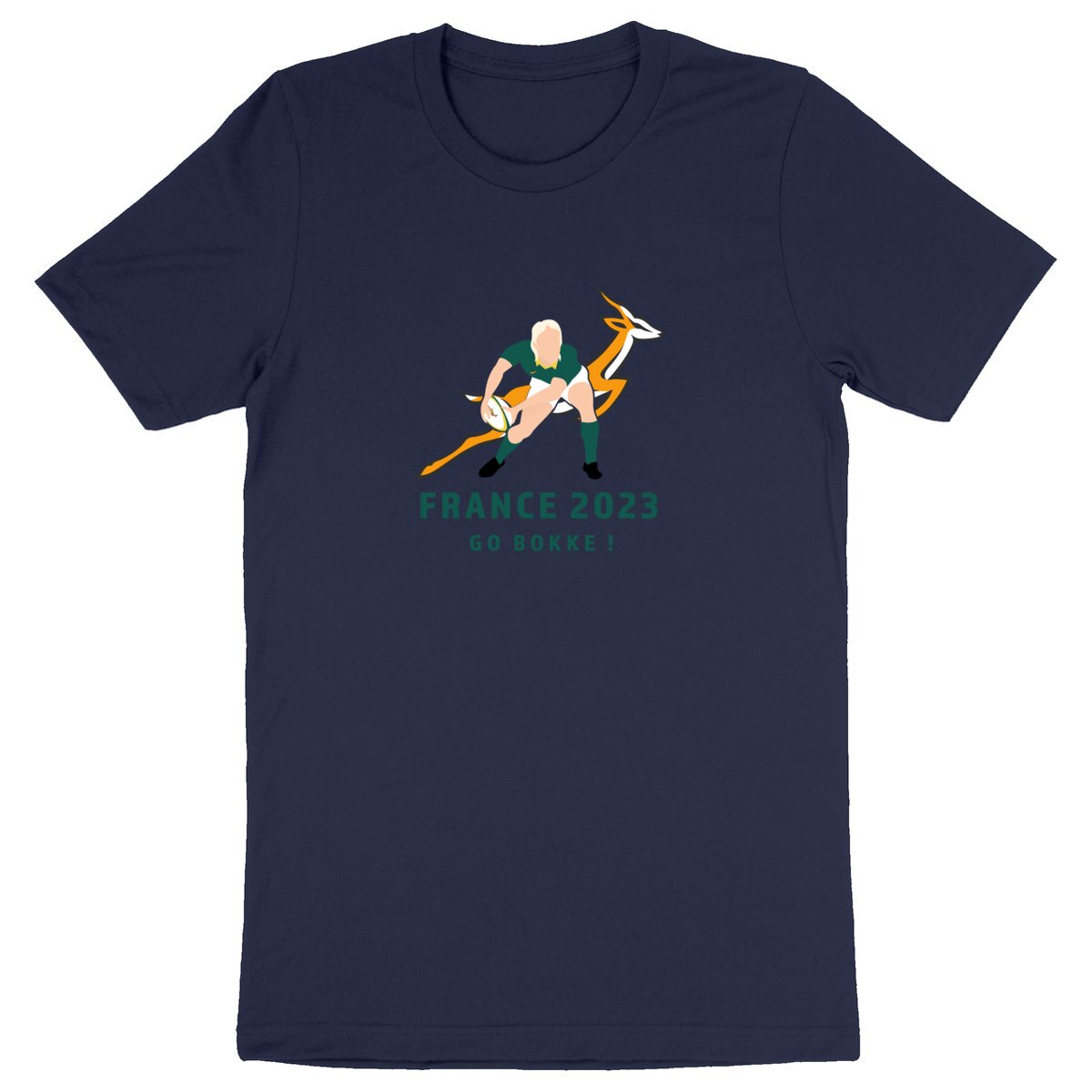T-shirt Homme - Épais - 100% coton BIO - Springboks