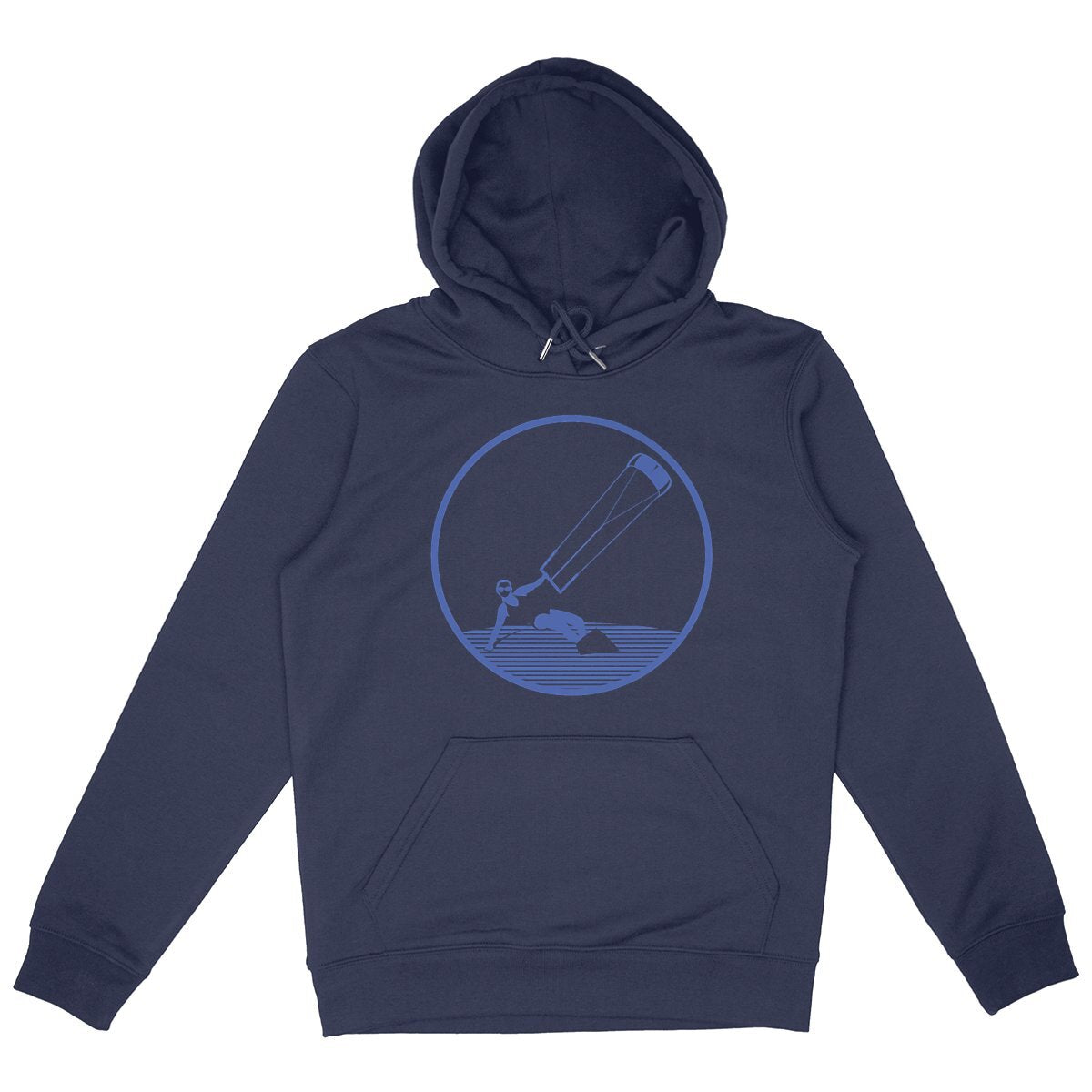 Sweatshirt à capuche Femme - Poche kangourou - Coton BIO - Kitesurf W