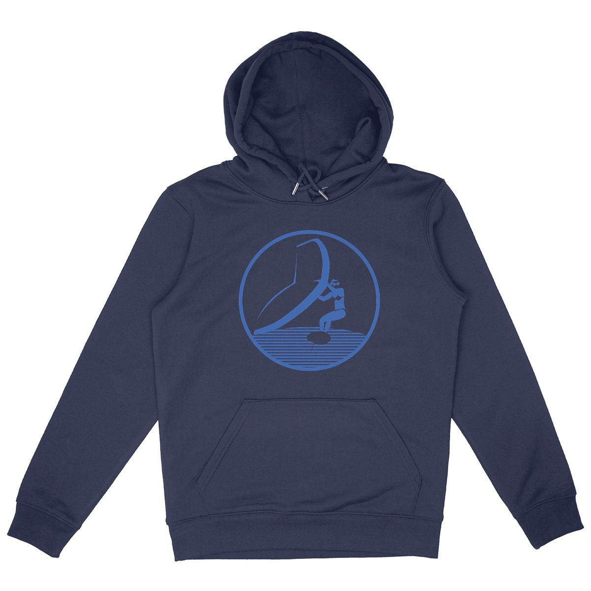 Sweatshirt à capuche Femme - Poche kangourou - Coton BIO - Wingfoil