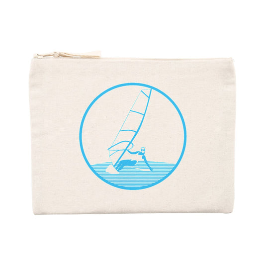 Pochette zippée - Coton recyclé - 21,5 x 16 cm - Funboard W