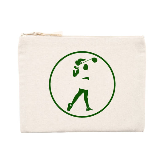 Pochette zippée - Coton recyclé - 21,5 x 16 cm - Golf W
