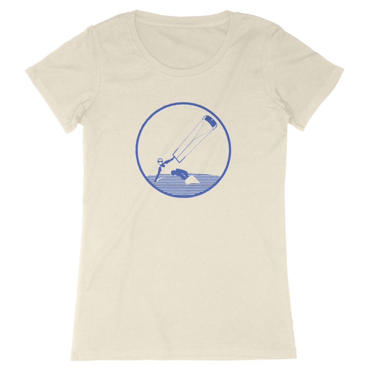 T-shirt Femme - Coupe cintrée - 100% Coton BIO - Kitesurf W