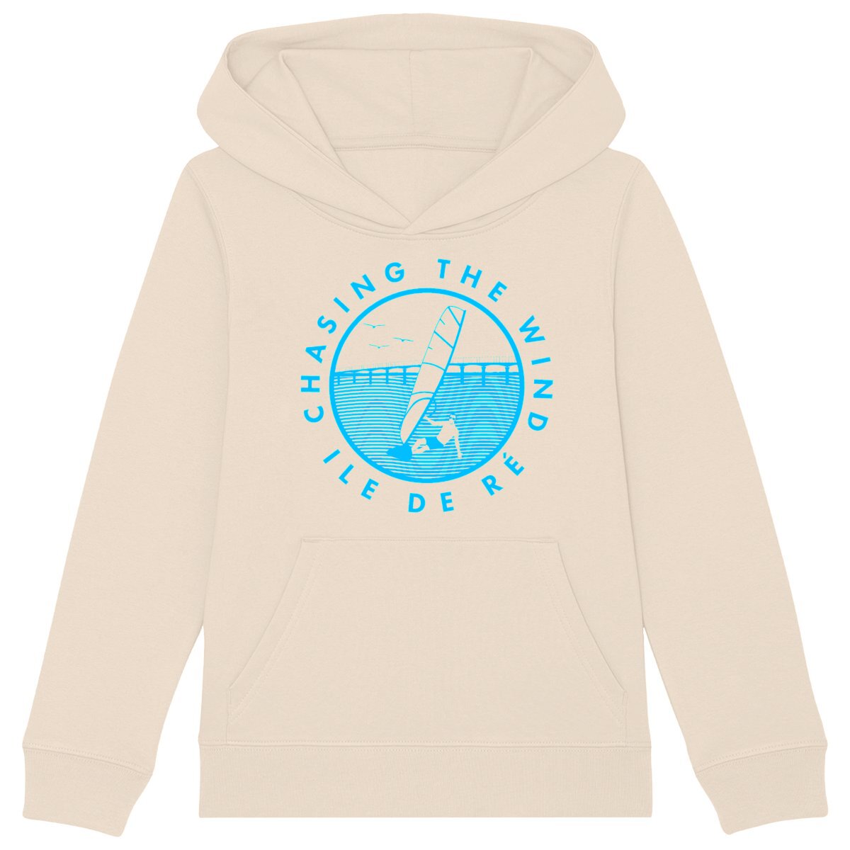 Sweatshirt à capuche Enfant - Garçon - Coton BIO - Chasing the wind planche H