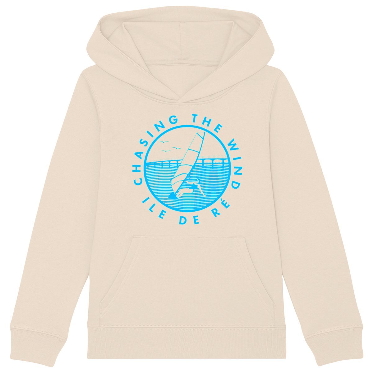 Sweatshirt à capuche Enfant - Fille - Coton Bio - Chasing the wind planche W