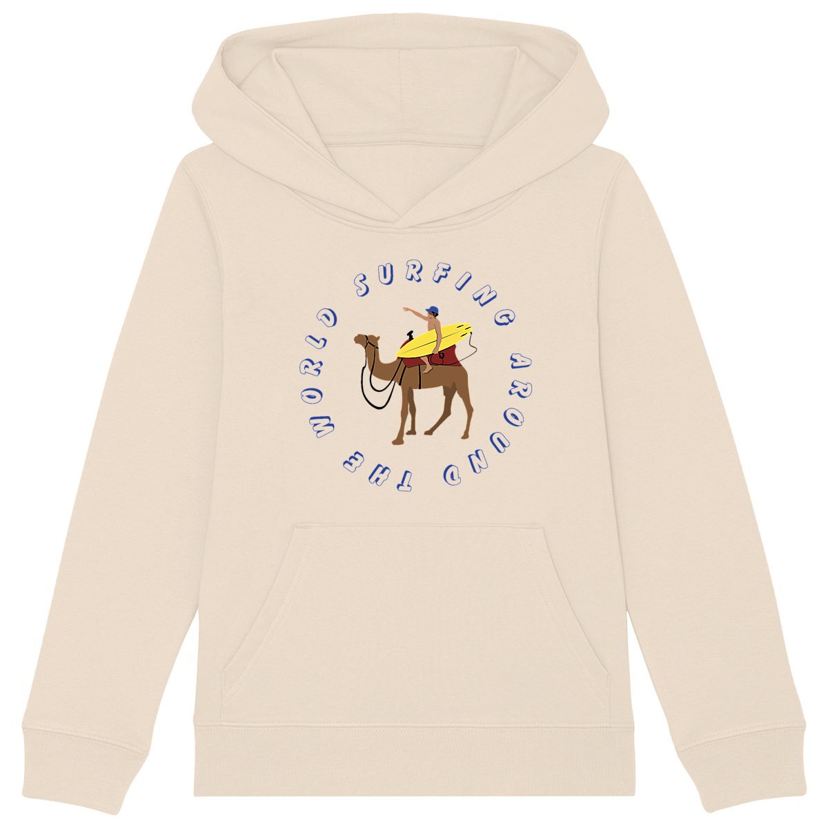 Sweatshirt à capuche Enfant - Garçon - Coton BIO - Surfing around the World