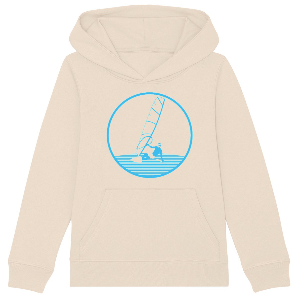 Sweatshirt à capuche Enfant - Garçon - Coton BIO - Planche à voile