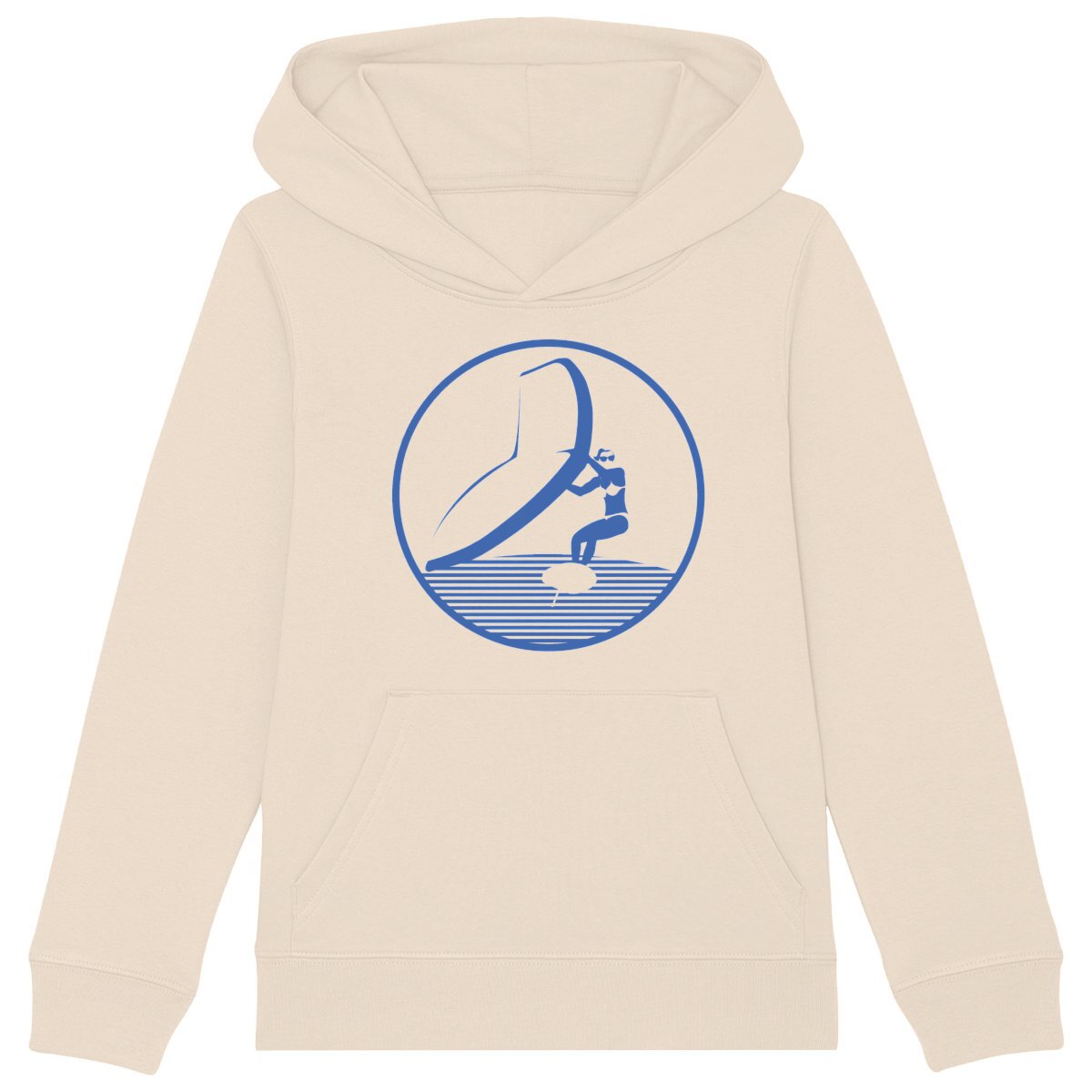 Sweatshirt à capuche Enfant - Fille - Coton BIO - Wingfoil W