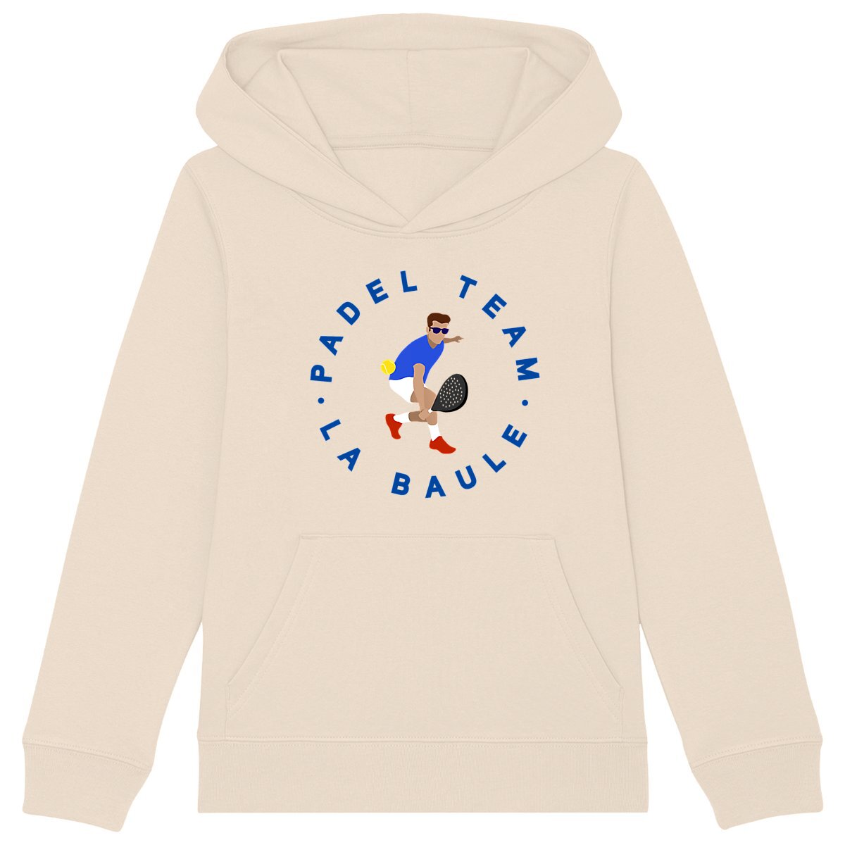 Sweatshirt à capuche Enfant - Garçon - Coton BIO - Padel Team La Baule