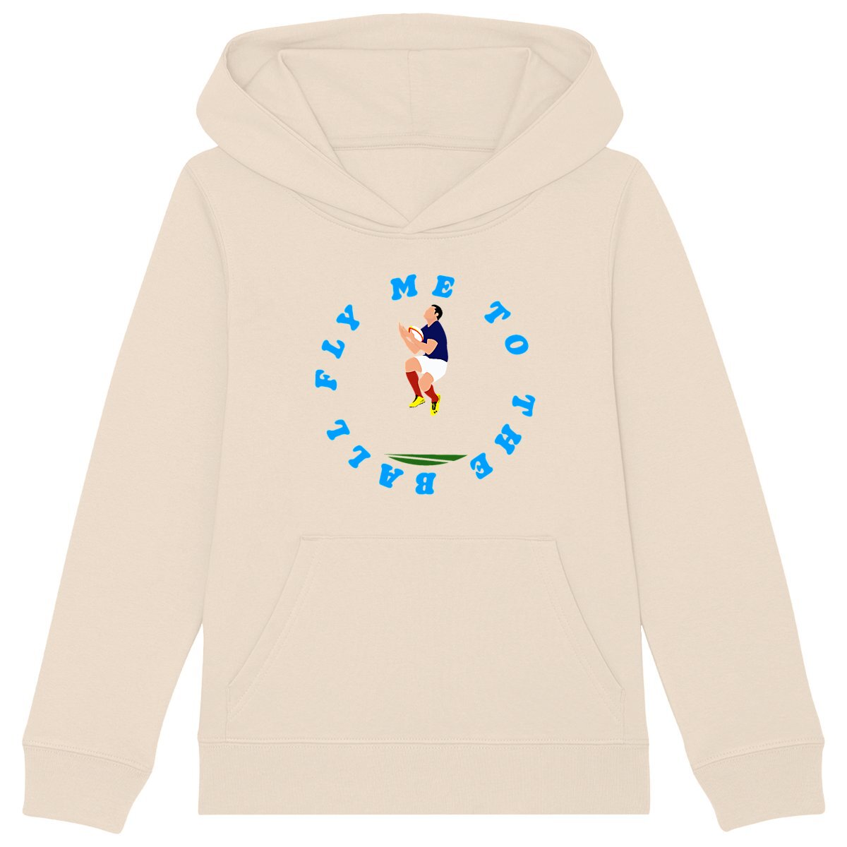 Sweatshirt à capuche Enfant - Garçon - Coton BIO - Fly me to the ball