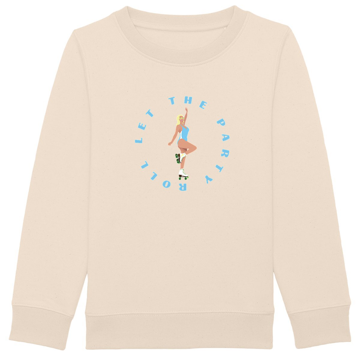 Sweatshirt Enfant - Fille - Épais - Coton BIO - Let the party roll