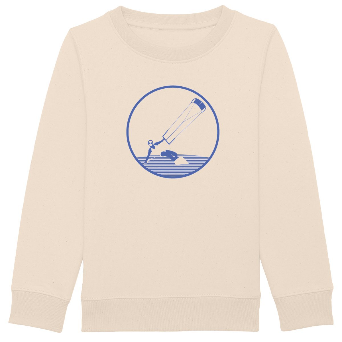 Sweatshirt Enfant - Fille - Épais - Coton BIO - Kitesurf W