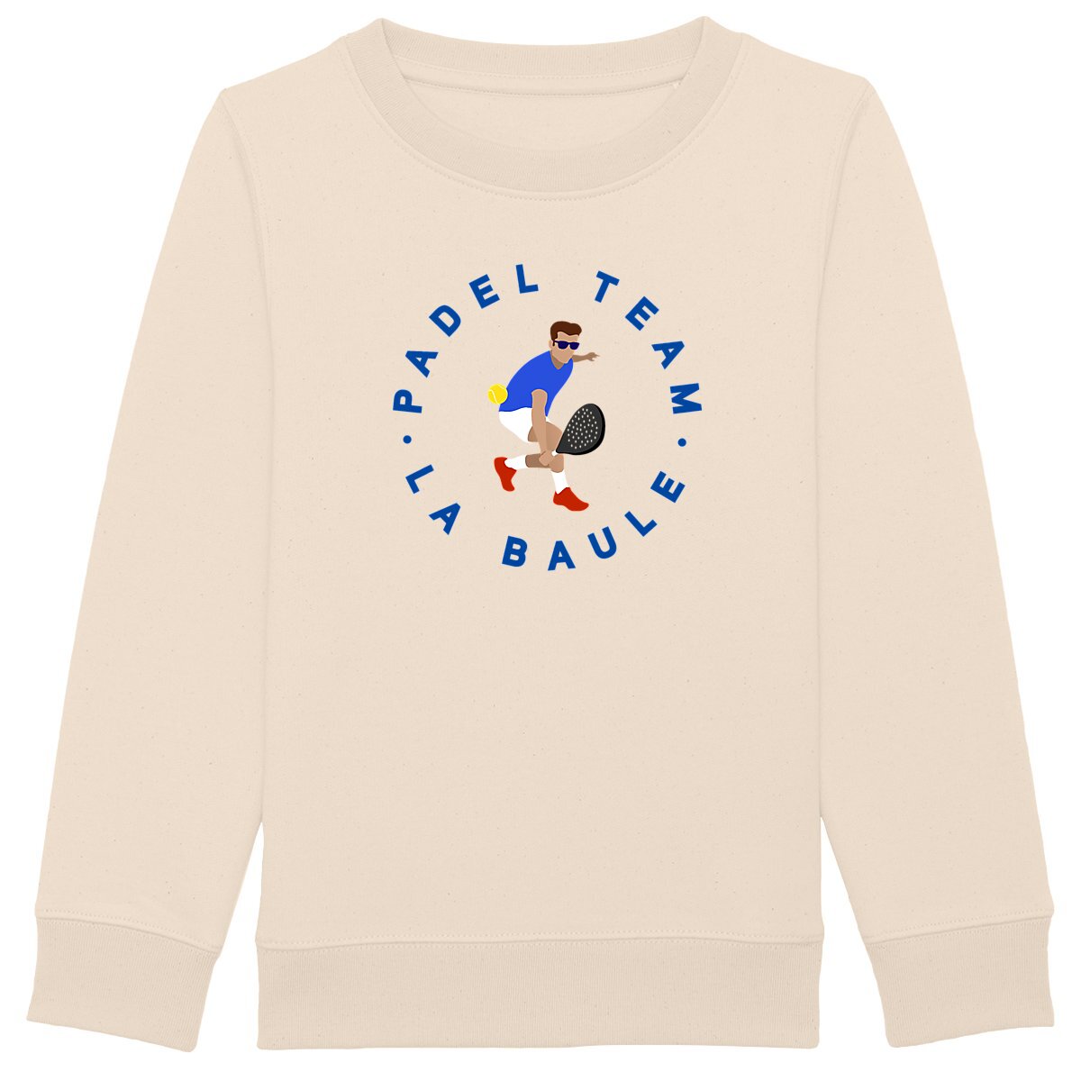 Sweatshirt Enfant - Garçon - Coton BIO - Padel Team La Baule