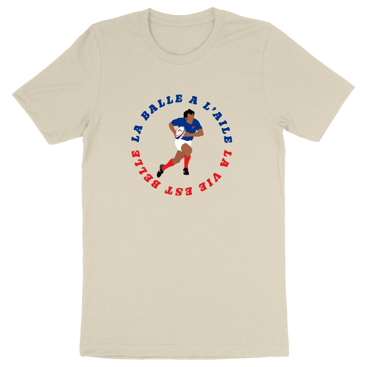 T-shirt Homme - Épais - 100% Coton Bio - La balle à l'aile