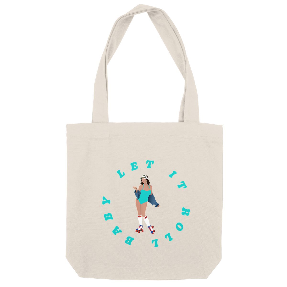Tote bag - Épais - Coton recyclé - Let it roll baby