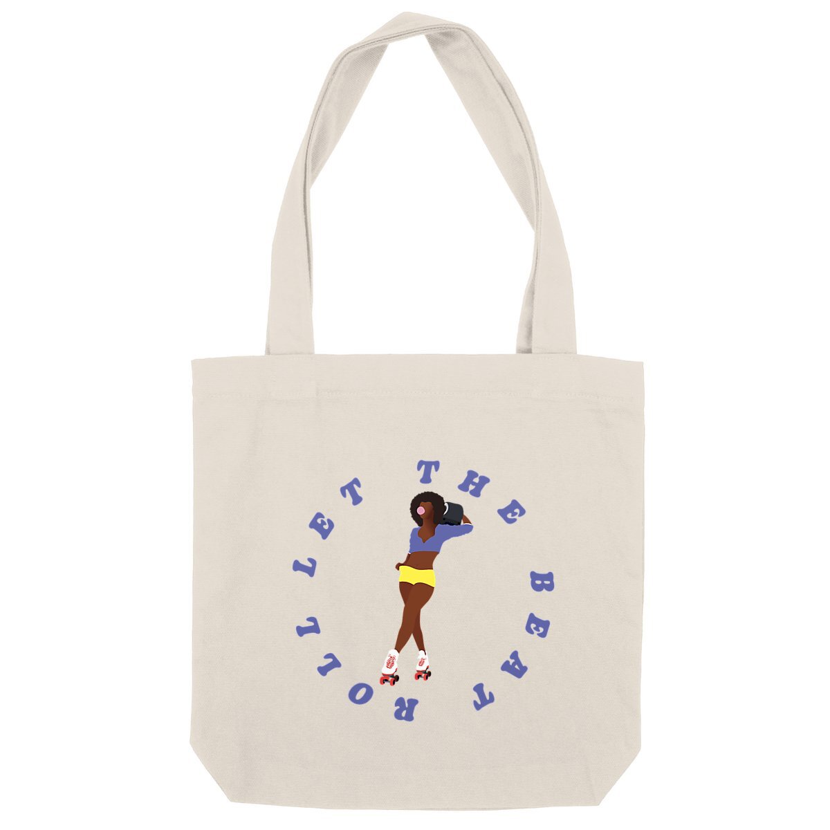 Tote bag - Épais - Coton recyclé - Let the beat roll 