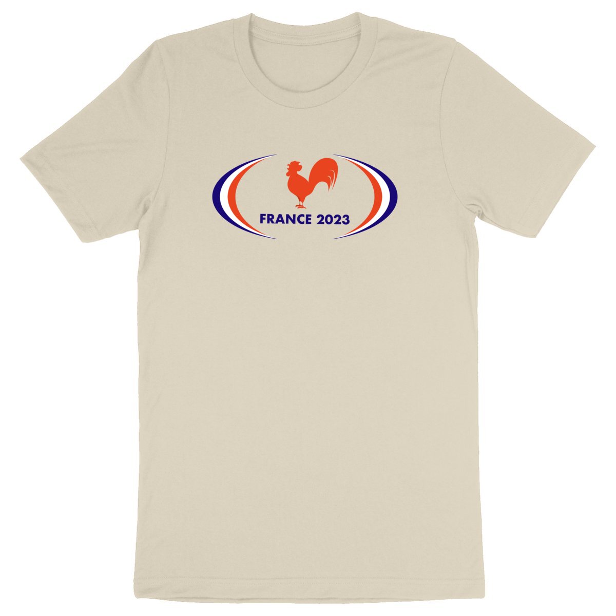 T-shirt Homme - Épais - 100% Coton BIO - France 2023